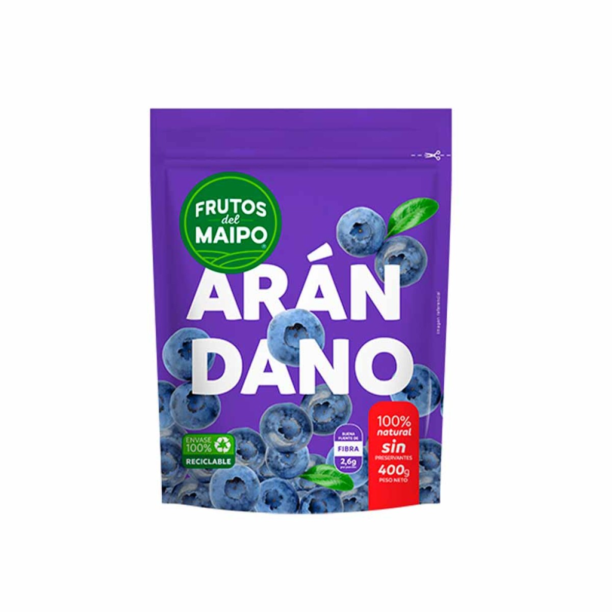 Arandanos Frutos Del Maipo 400 Grs 