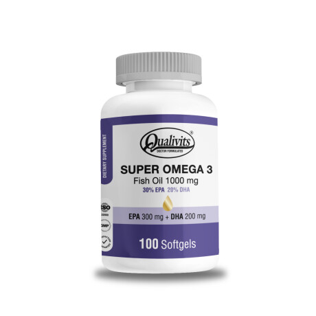 Super Omega 3 Fish Oil 1000mg X 100caps Qualivits Super Omega 3 Fish Oil 1000mg X 100caps Qualivits