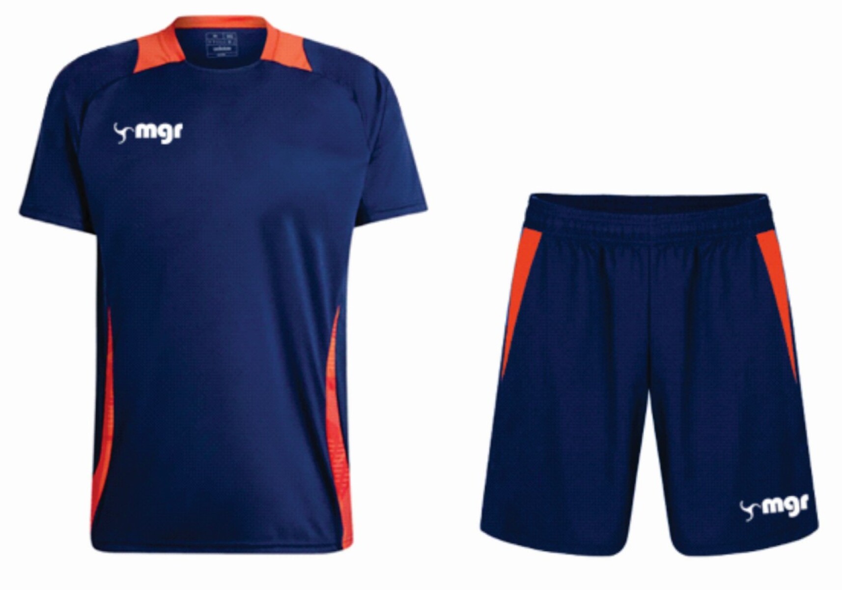 Equipo Express Azul marino con Naranja 10 UNIDADES 