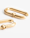 Aros Argollas Metal Aros Argollas Metal - Dorado Oro Amarillo