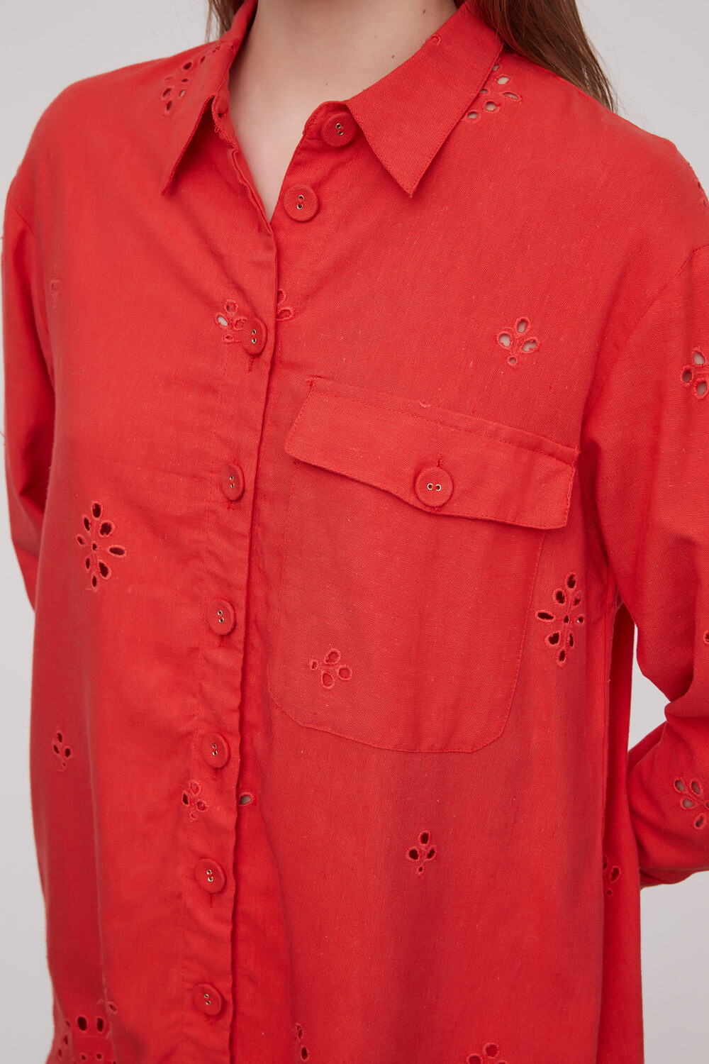 Camisa Pedri Rojo Anaranjado