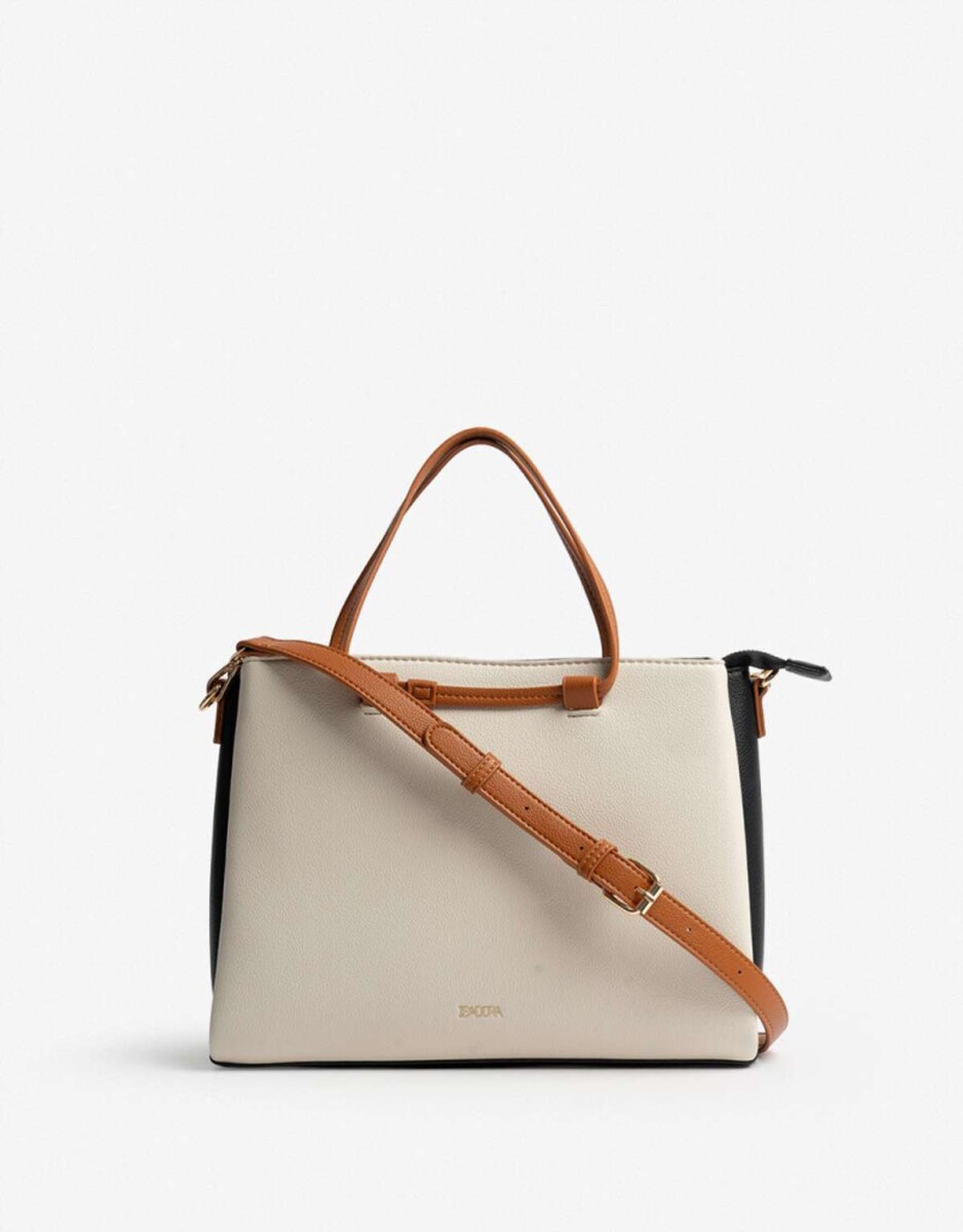 Cartera City Tricolor - Combinacion Tricolor 