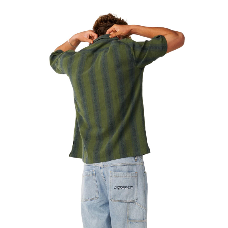 Camisa Rip Curl Classic Surf Weaver - Verde Camisa Rip Curl Classic Surf Weaver - Verde