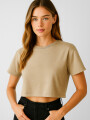 Remera Tighear Taupe Claro