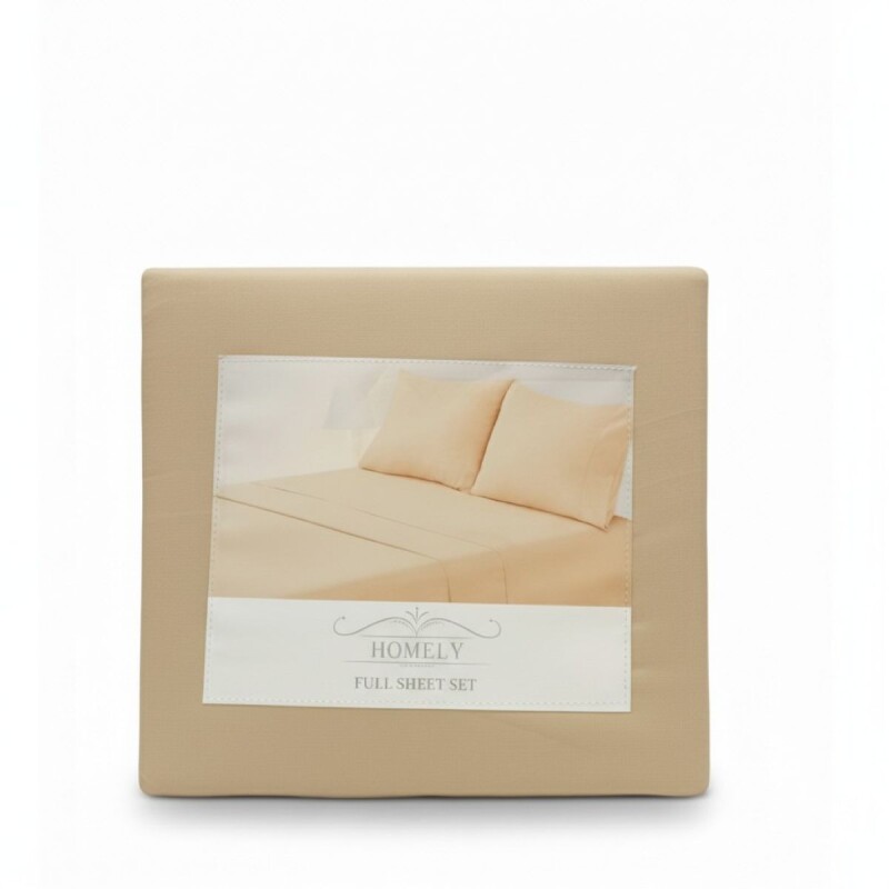 JGO SABANA BEIGE FULL 140X200+30CM 4PZ Unica