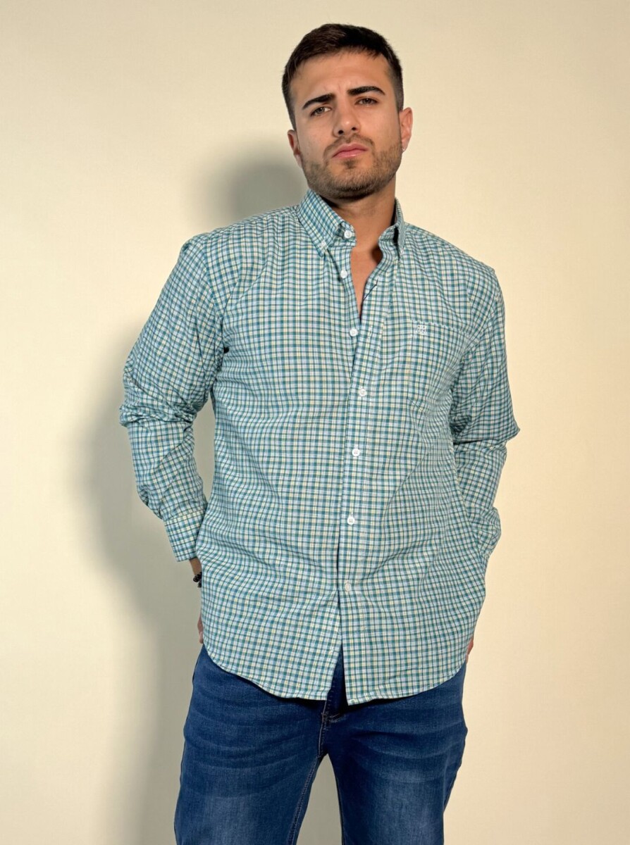 Camisa a cuadros Apolo - Verde 