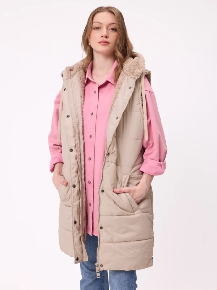 CHALECO RUSTY DINLO - BEIGE 