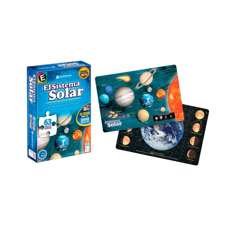 Puzzle Ronda sistema solar educativo con 63 piezas Puzzle Ronda sistema solar educativo con 63 piezas