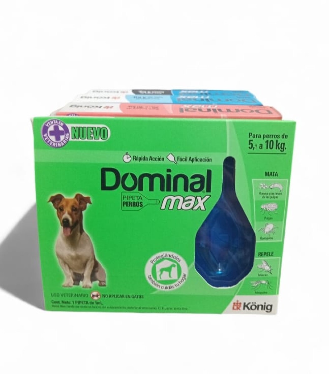 Pipeta Antipulgas Dominal 5 a 10kg 