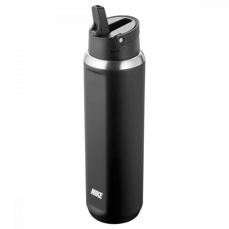 Botella Nike SS Recharge Straw Bottle 24 oz Unisex Negro