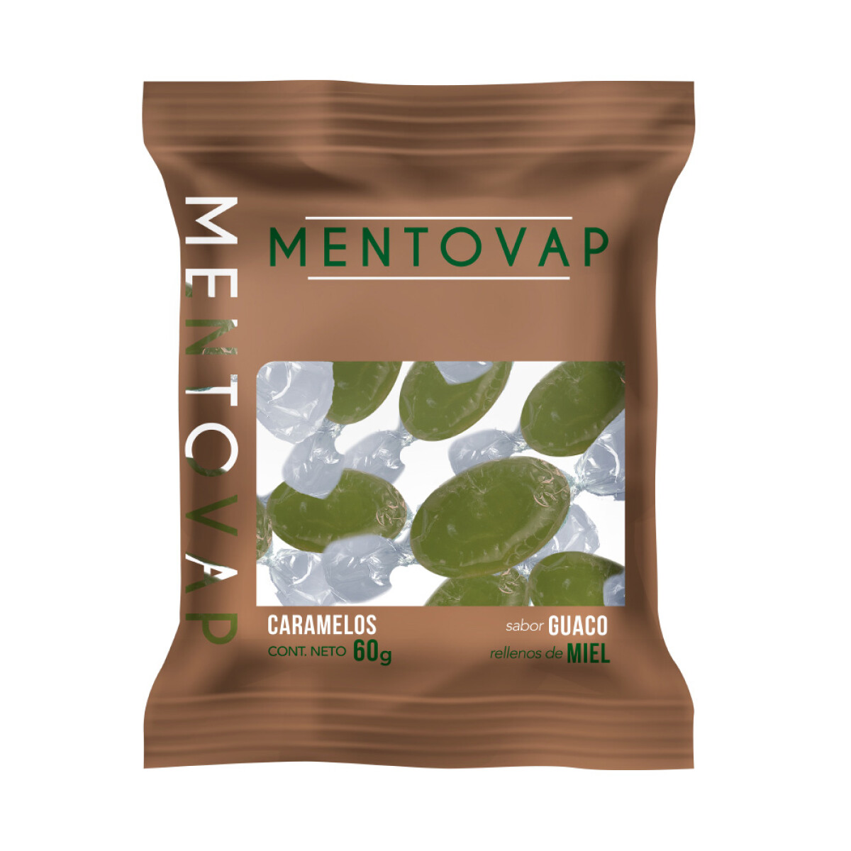 Caramelos Mentovap Miel y Guaco 10 Unidades 