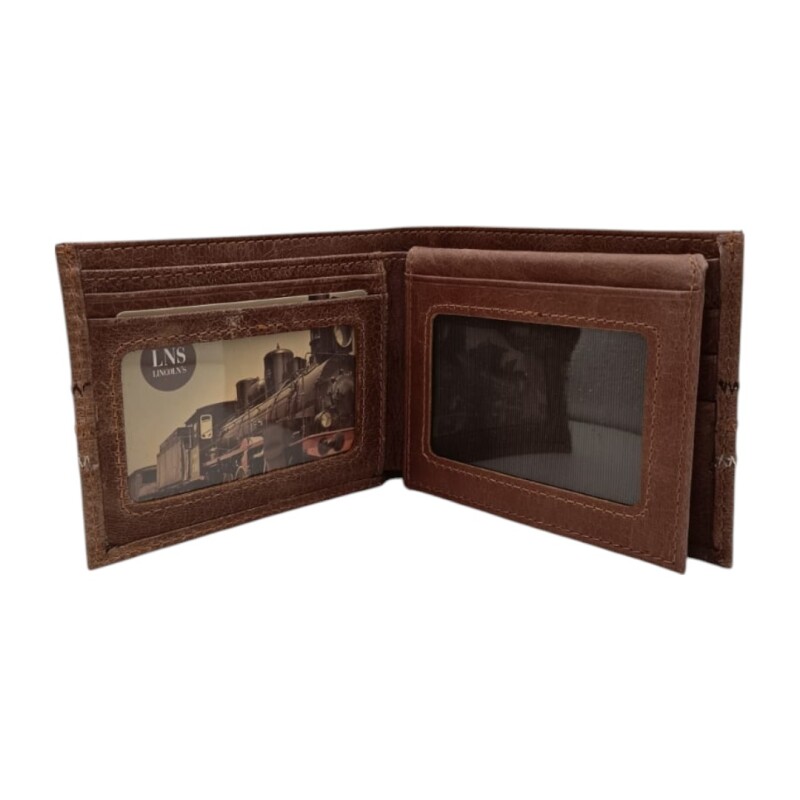 BILLETERA DE HOMBRE LINCOLNS 03 marrónuniforme