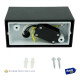 Aplique Exterior Jardin Bidimensional Rectangular Gu10 Luz Negro