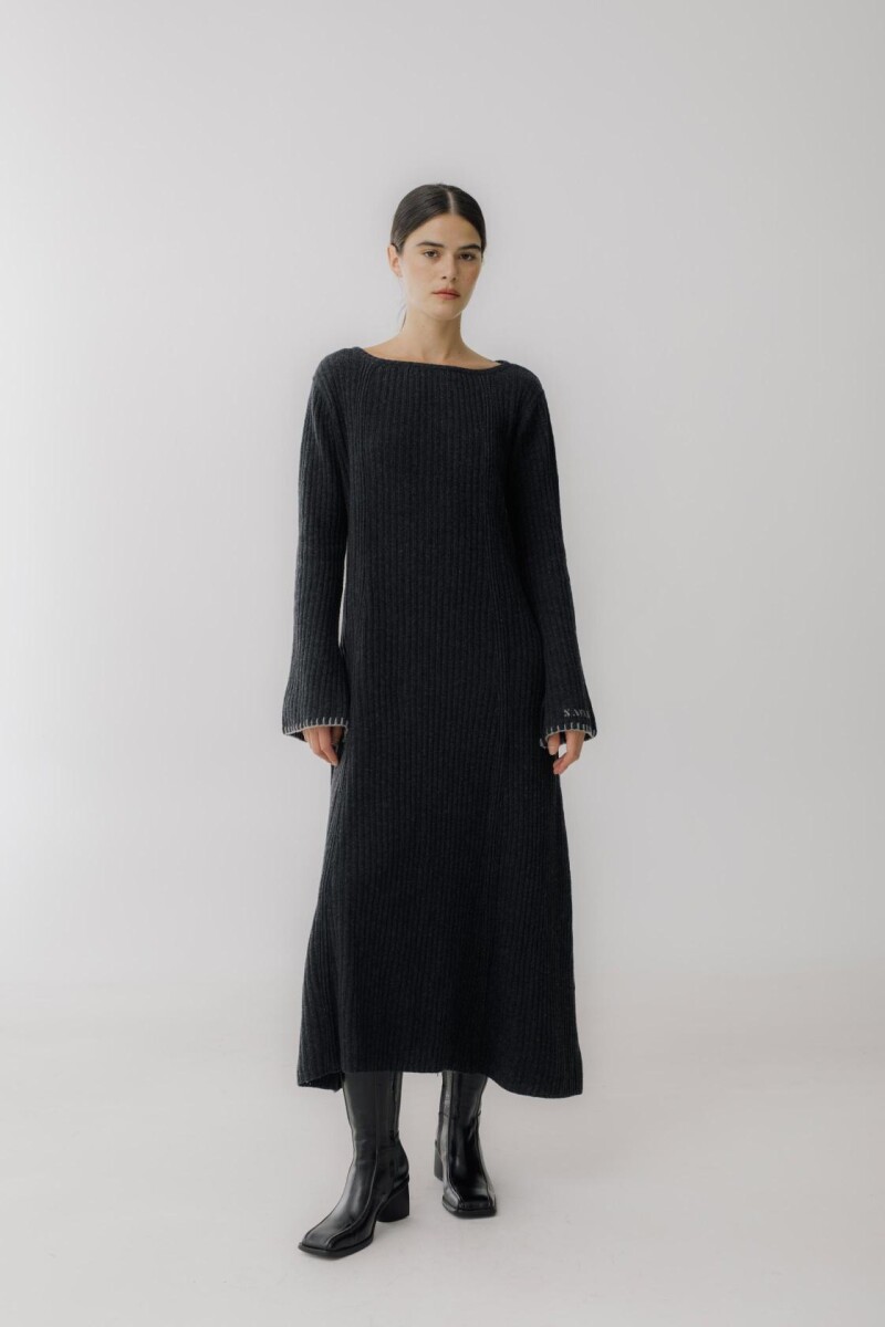 Vestido Liba - Grafito 