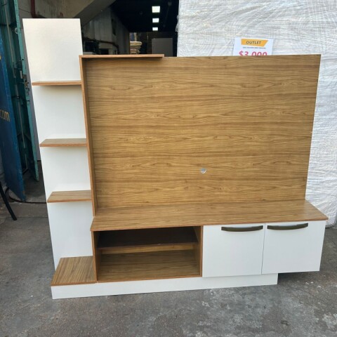 [ OUTLET ] Rack para Tv 55" con estantes modular - MDP - Marrocos / Off white [ SOLO RETIRO EN EL LOCAL ] [ OUTLET ] Rack para Tv 55" con estantes modular - MDP - Marrocos / Off white [ SOLO RETIRO EN EL LOCAL ]