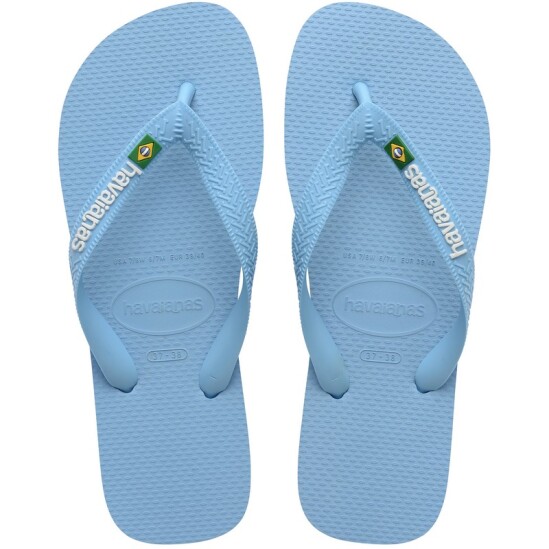 Ojotas Havaianas Brasil Logo Azul
