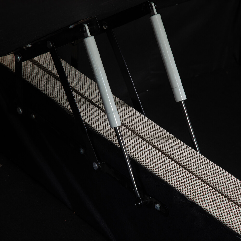 BOX BAÙL QUEEN SIZE BASE DE SOMMIER GUARDARROPA CAMA IMPORTADO BEIGE