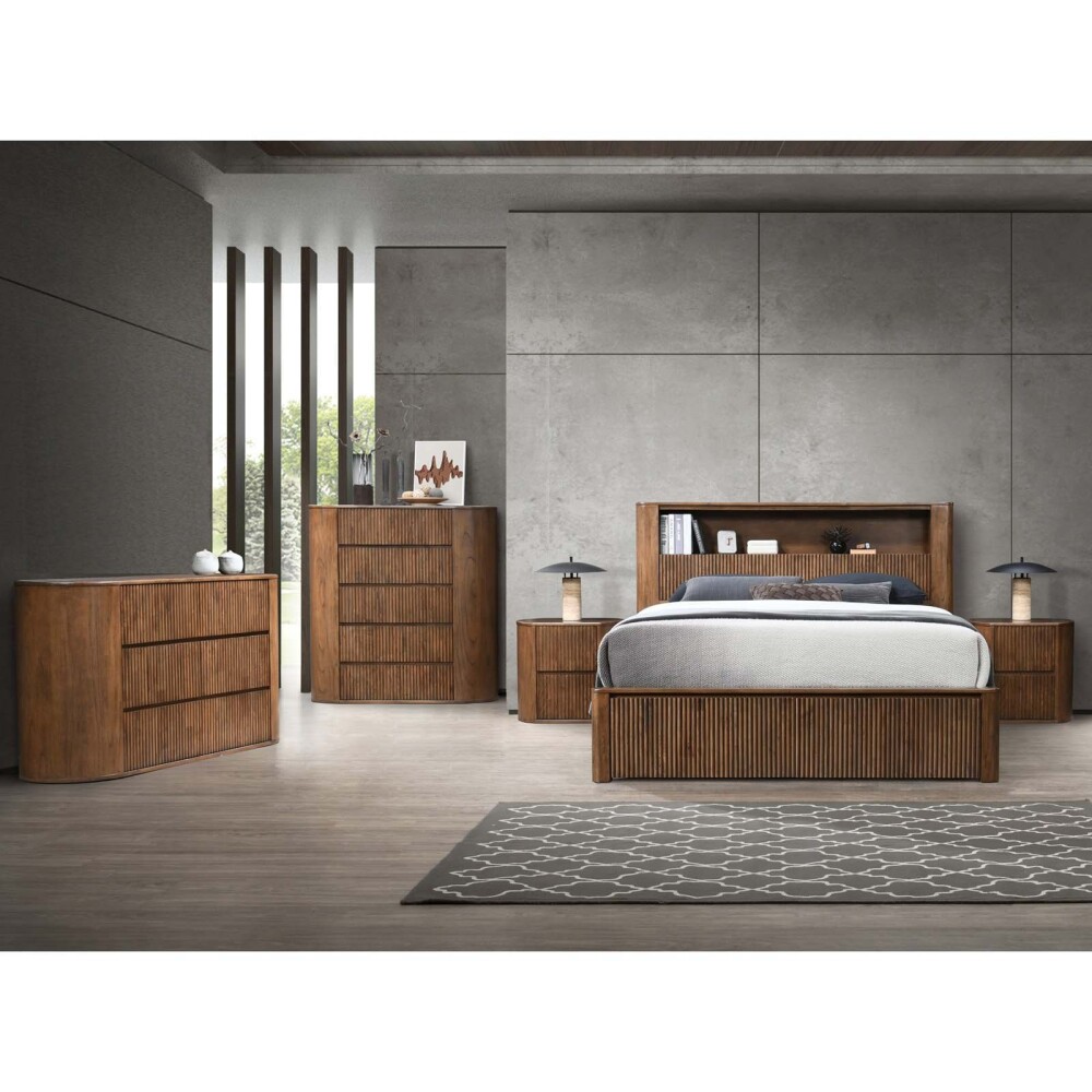 CAMA C/CAJONES QUEEN MADERA MARRON SOUTHPORT