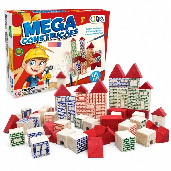 Juego construccion mega 45 piezas - GALA Juego construccion mega 45 piezas - GALA