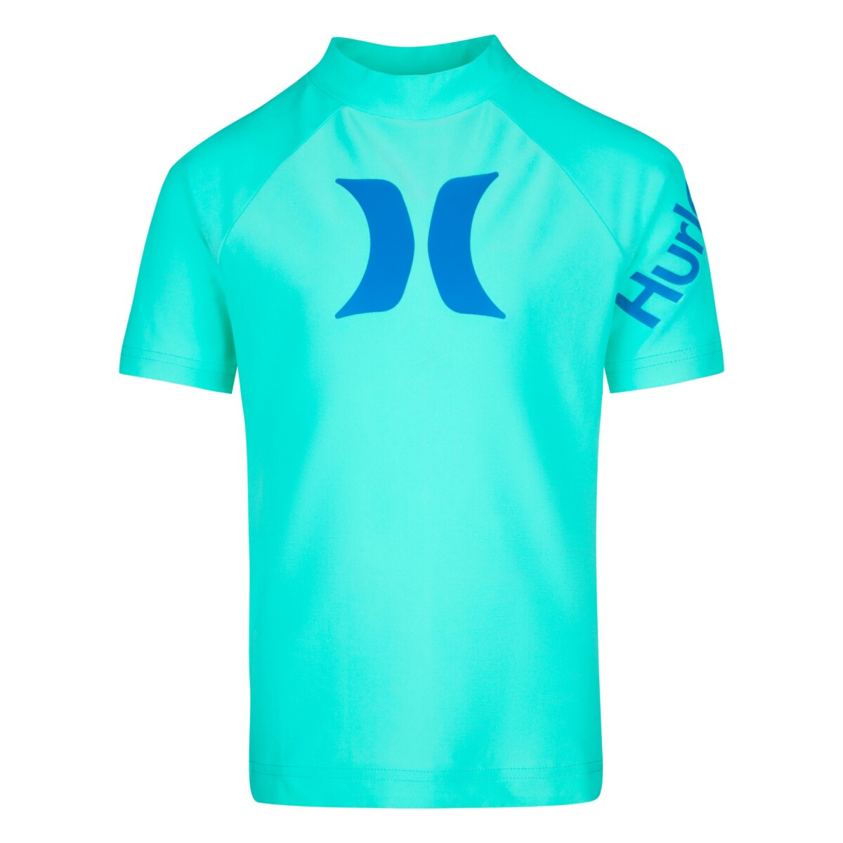 Remera Raglan Rashguard de Niños - Verde 