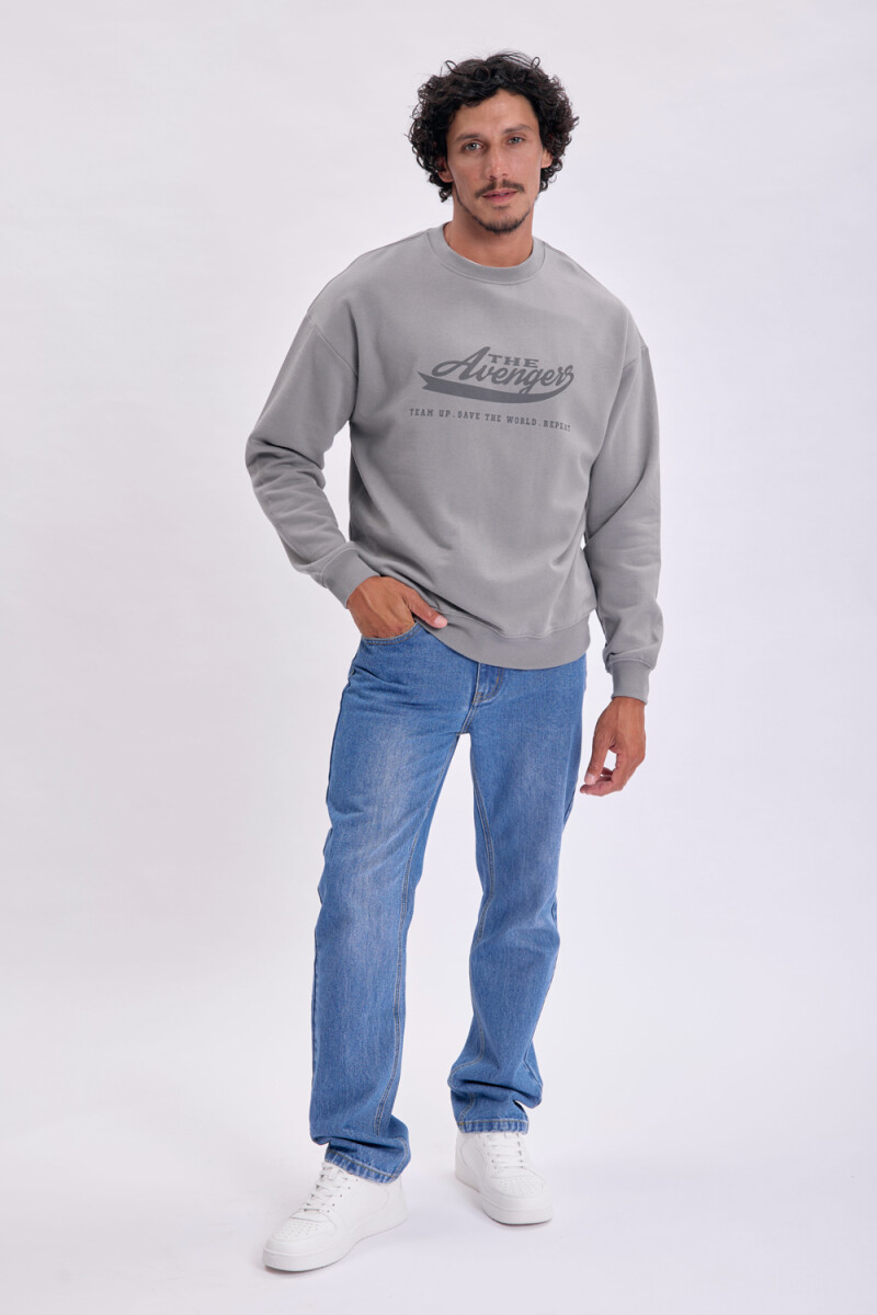 Buzo deportivo oversize Disney Gris