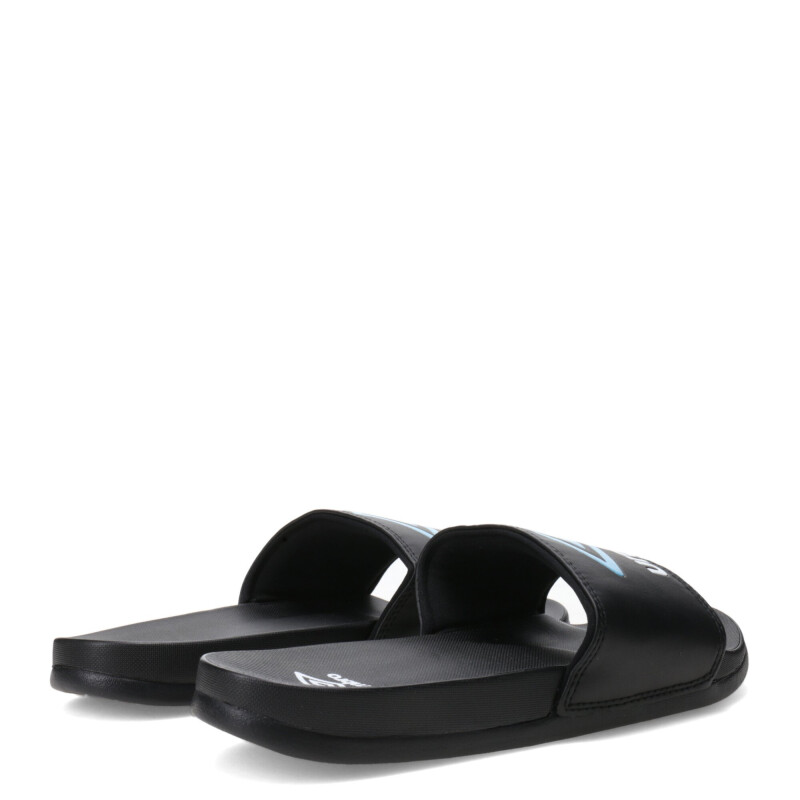 Sandalia de Hombre Umbro Pro Foam Negro - Celeste