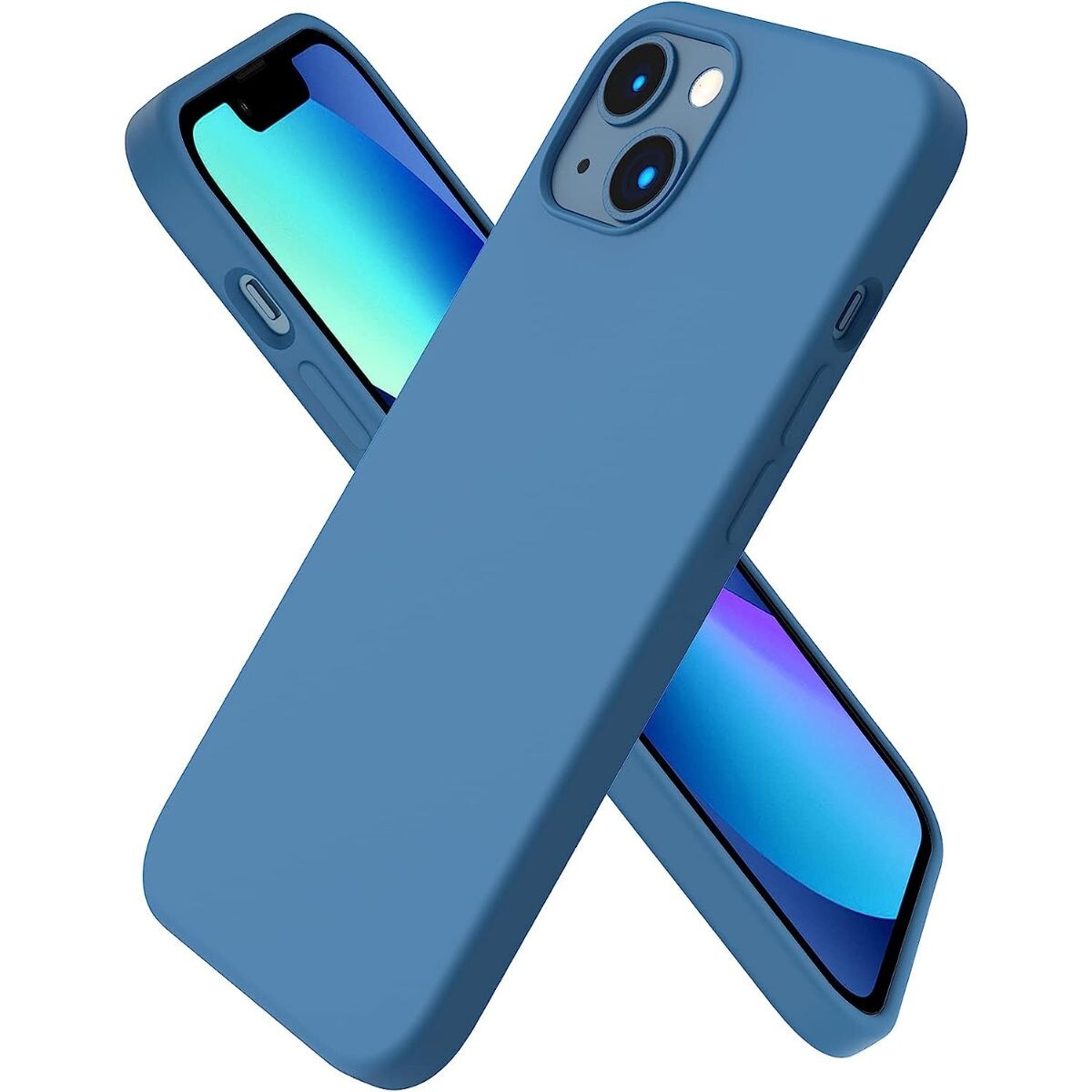 Protector silicona para Iphone XR azul 