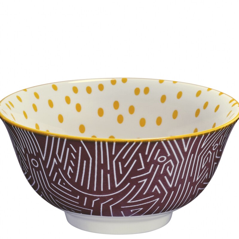 Bowl AMICI líneas 18 cm Bowl AMICI líneas 18 cm