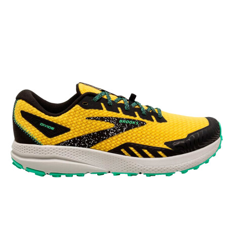 Championes Brooks de Hombre - Divide 4 - 1104051D752 YELLOW/BLACK