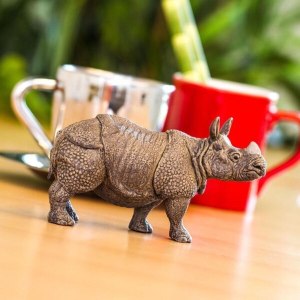 Figura Safari Rinoceronte Animal Indio Juguete Regalo Niño Figura Safari Rinoceronte Animal Indio Juguete Regalo Niño