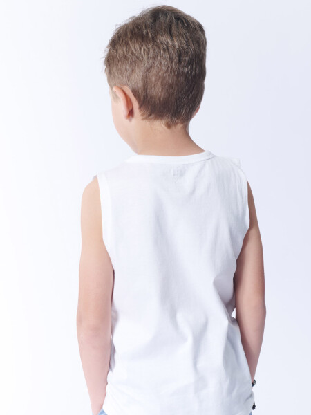 Camiseta sin mangas surfing - No Rules Blanco