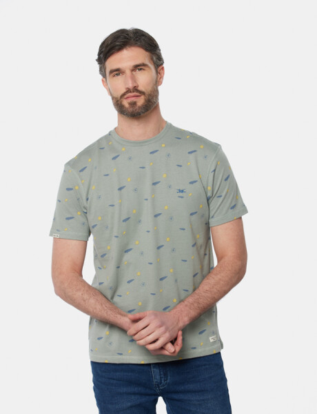 REMERA ESTAMPADA Pistacho