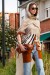 Taba Handbag Print Caramel / Zebra