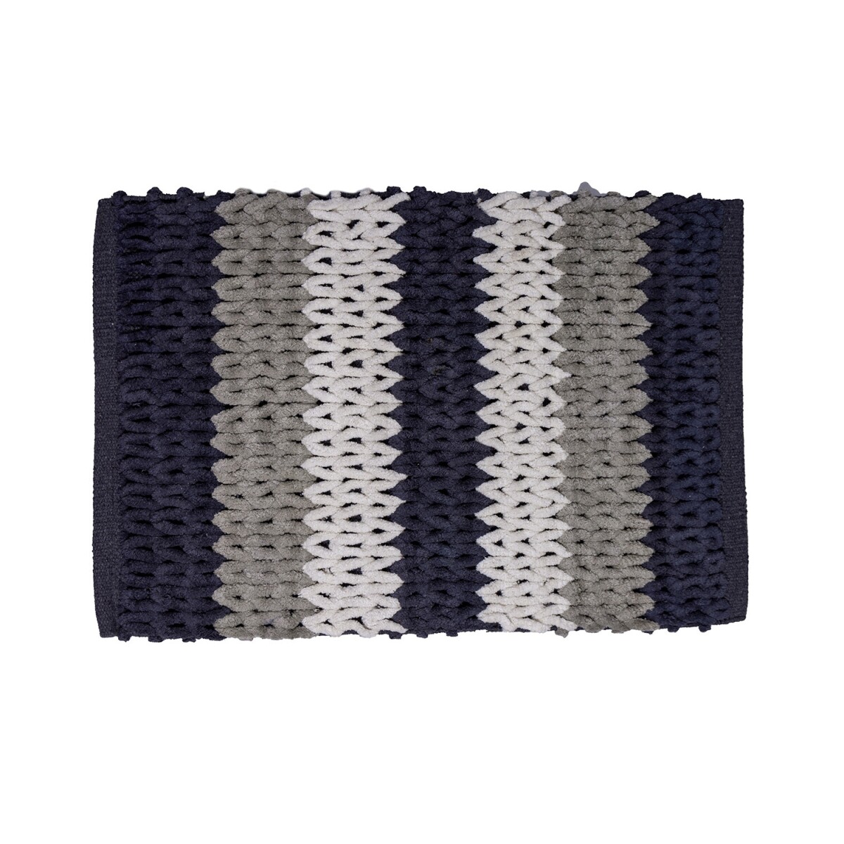 Alfombra De Baño Amalfi Antideslizante Estampada 40x60cm - Azul 