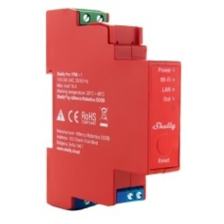 Rele Shelly Pro 1PM Wi-fi Din 001