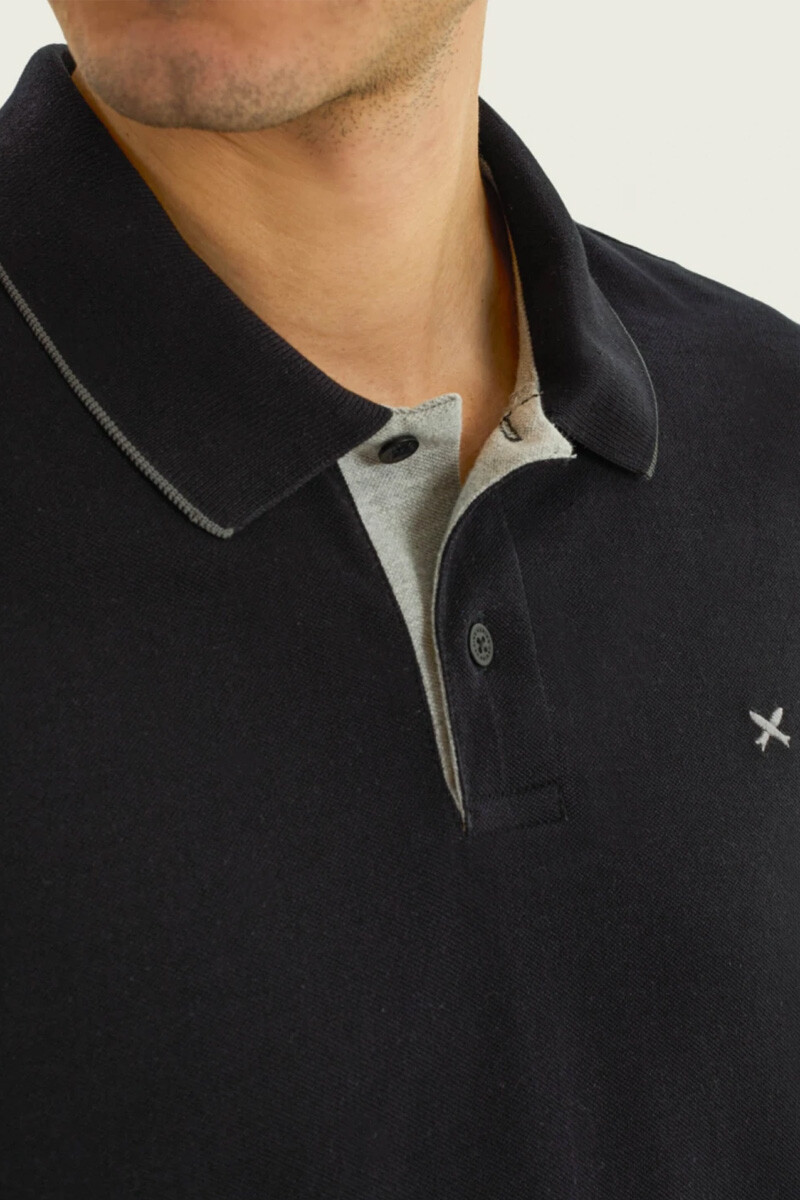 CAMISETA POLO M/C 036H/5DEN Negro