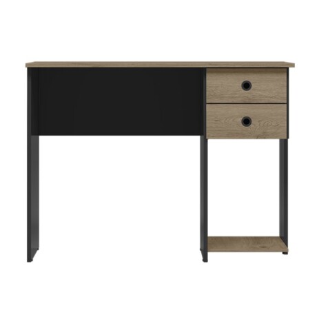 ESCRITORIO 2 CAJONES - NEGRO MATE/RUSTICO ESCRITORIO 2 CAJONES - NEGRO MATE/RUSTICO