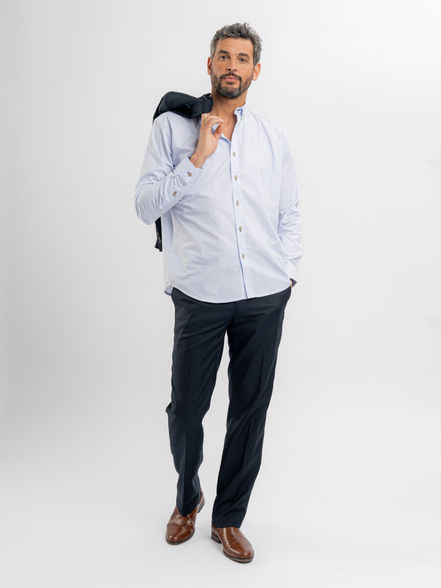 Traje liso - azul 
