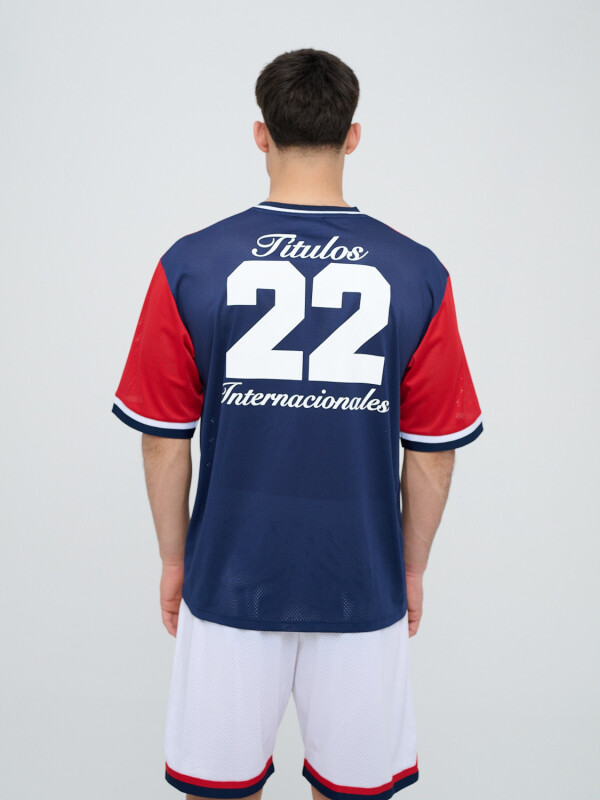 REMERA MATCH Nacional Hombre Azul Marino