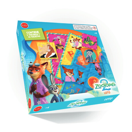 Lotería Royal Zootopia 2 A Partir De 4 Años Ub 001
