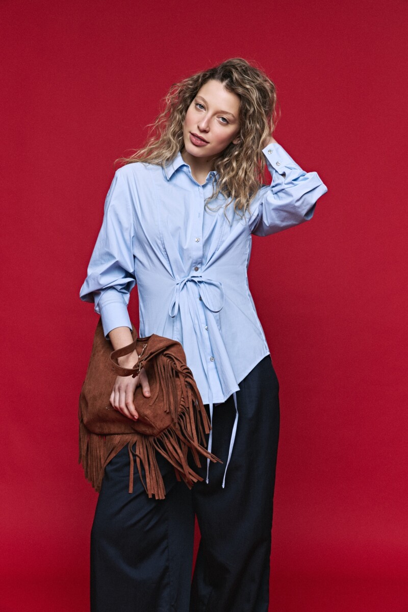 CAMISA INDRA Celeste
