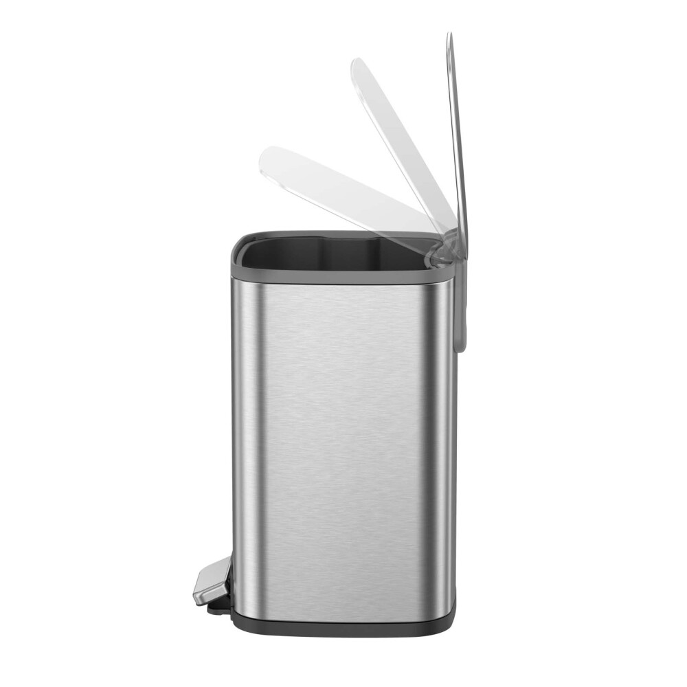 PAPELERA ACERO-INOXIDABLE GRIS EK9584MM