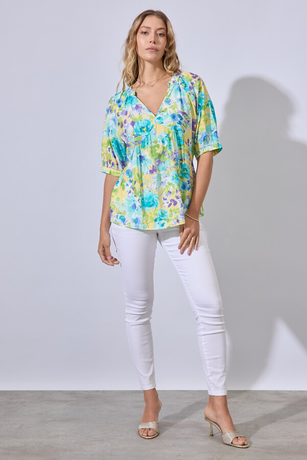 Blusa Spring MULTI/AMARILLO