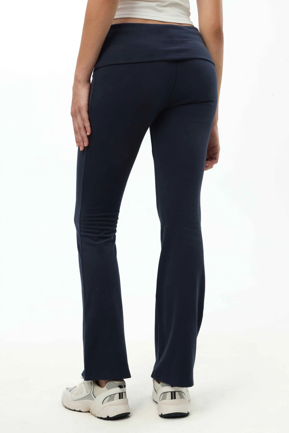 Calza Wide Leg Azul Marino