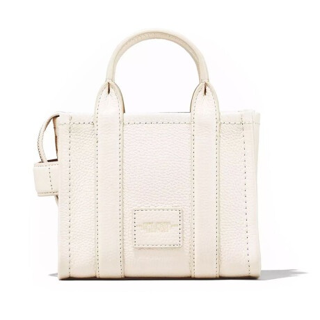 Marc Jacobs - Bolso de cuero, Mini Tote Bag Blanco