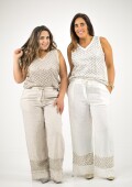 Musculosa con lentejuelas Blanca