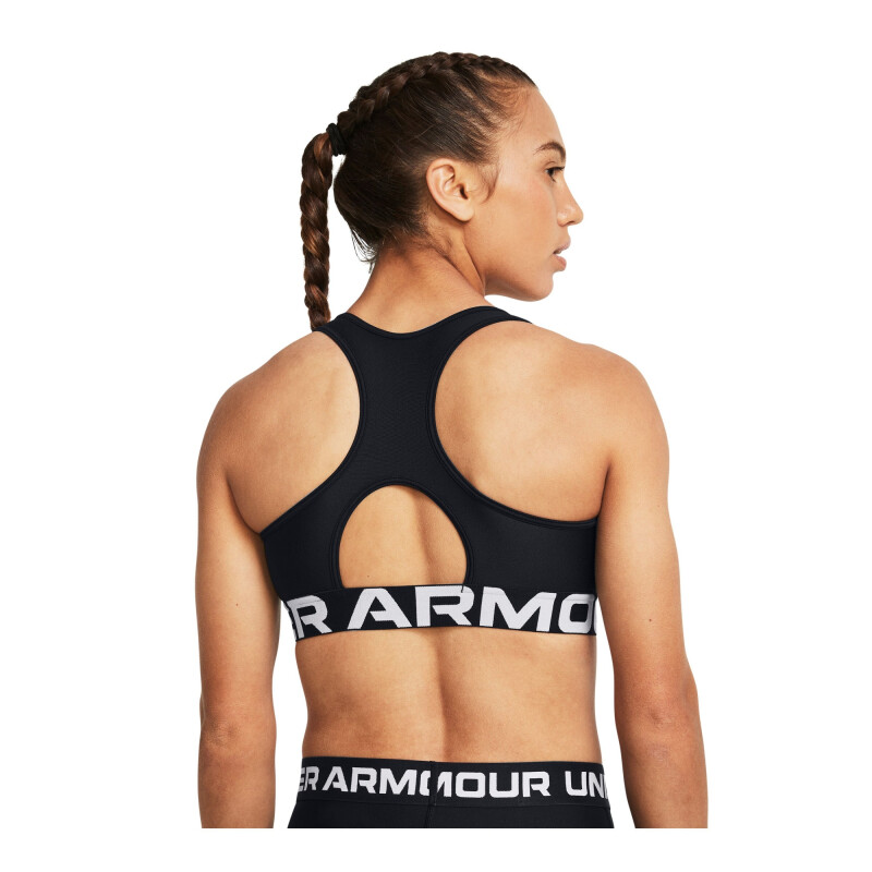 Top Under Armour HG AUTNTCS MID BRNDD de Mujer - 544-001N11 Negro