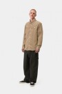 L/S Madison Fine Cord Shirt Beige