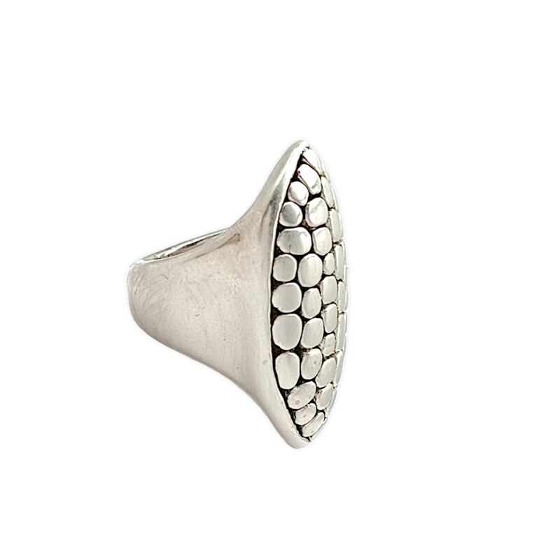 Anillo Puntos-Plata 925 Inflada-Sin Piedra-AN3123 sinpiedra
