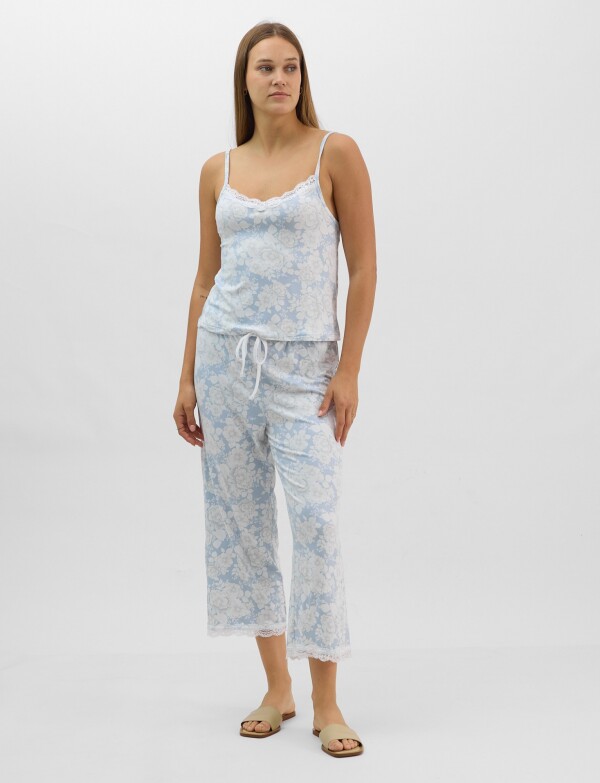 Conjunto 3 Piezas Pijama CELESTE/MULTI